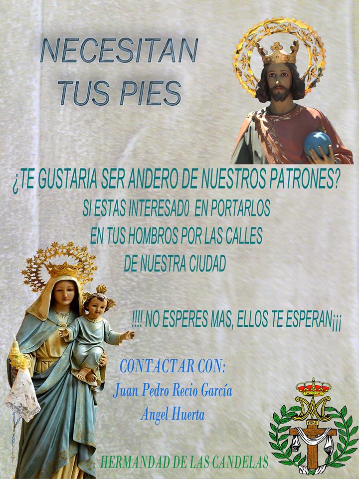 La Hermandad de Nuestra Señora de las Candelas- Patrona de San Fernando de Henares- » Necesita tus Pies»