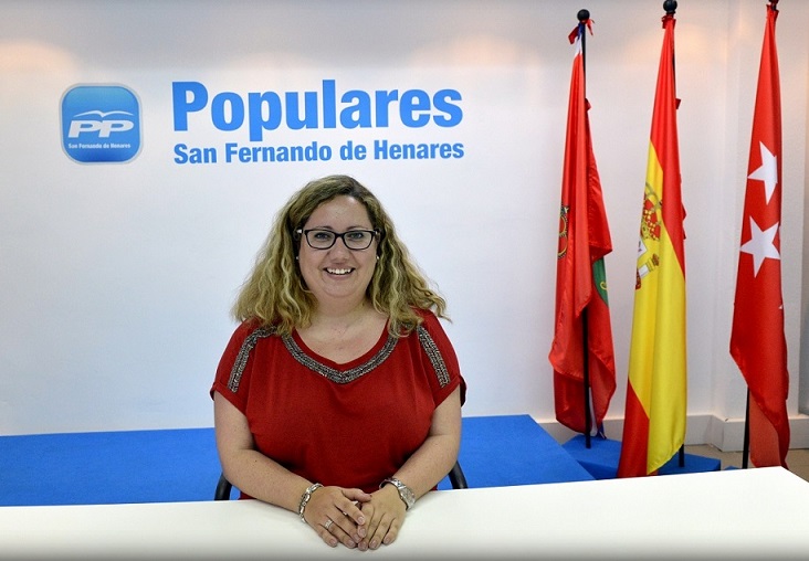 Dimite la  concejala y portavoz del Partido Popular en el Ayuntamiento de San Fernando de Henares, María Pérez Suárez.