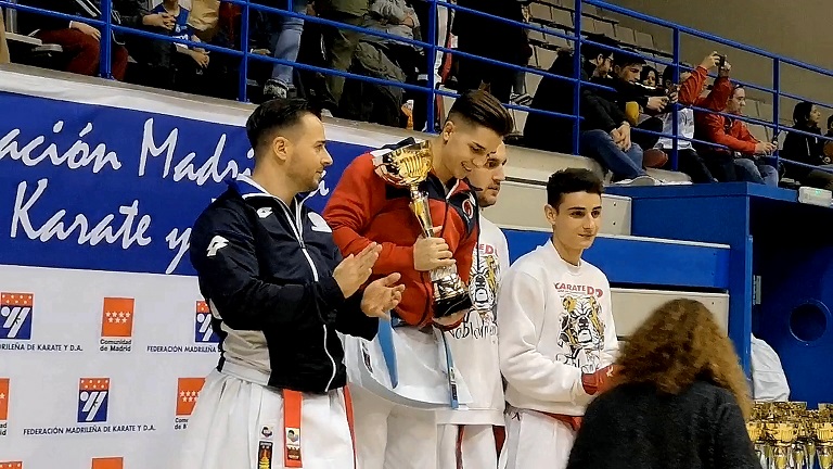 San Fernando de Henares: Sergio Galán, campeón de la Comunidad de Madrid en kata individual. Torneo  celebrado el pasado sábado en Leganés