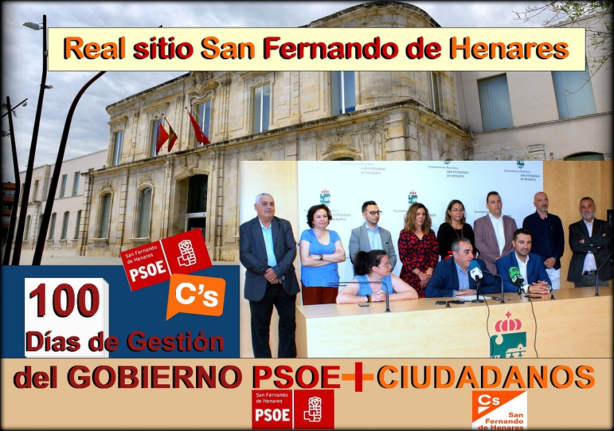 100 Días del Gobierno PSOE-CIUDADANOS en San Fernando de Henares.