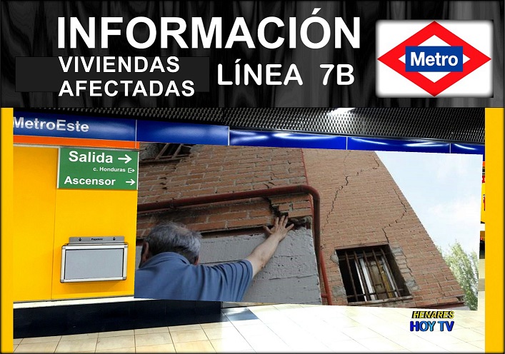 Metro de Madrid hará un estudio geotécnico por posibles afecciones a viviendas del este.
