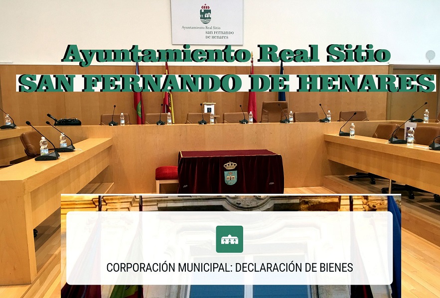 Los concejales del Ayuntamiento de San Fernando de Henares,(aunque no todos) han publicado sus declaraciones de Bienes.