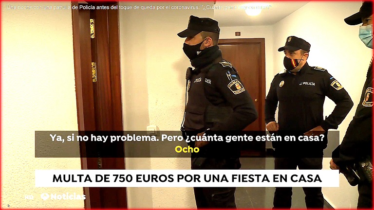 Comunidad de Madrid: La policía vigilará los botellones y fiestas privadas en domicilios durante el Estado de Alarma.