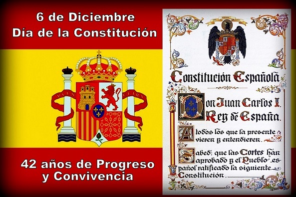 La Constitución Española cumple hoy 6 de Diciembre 42 años.
