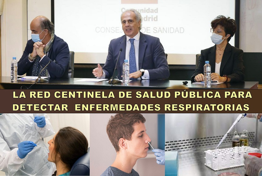 El gobierno de Díaz Ayuso, refuerza con la Red Centinela de Salud Pública, la detección de infecciones respiratorias agudas.