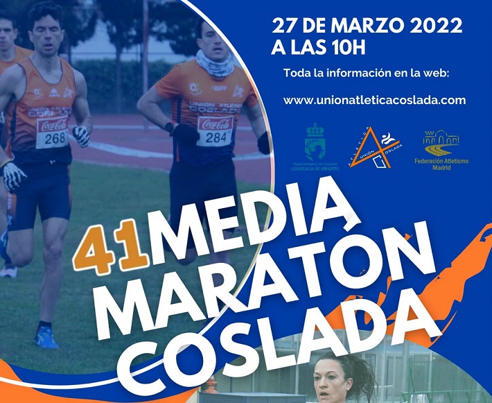 La 41ª Media Maratón de Coslada, tendrá lugar el 27 de  marzo próximo.