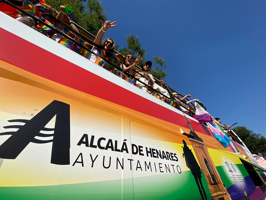El Ayuntamiento de Alcalá, participó en la manifestación del Orgullo en Madrid