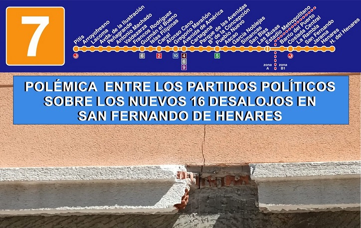 San Fernando:16 nuevas familias tienen que dejar sus casas afectadas por la L7B de Metro.