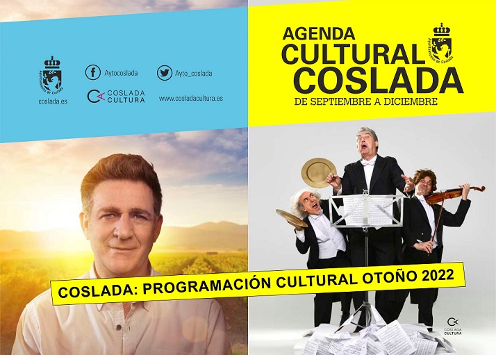 programación cultural de otoño del Ayuntamiento de Coslada.