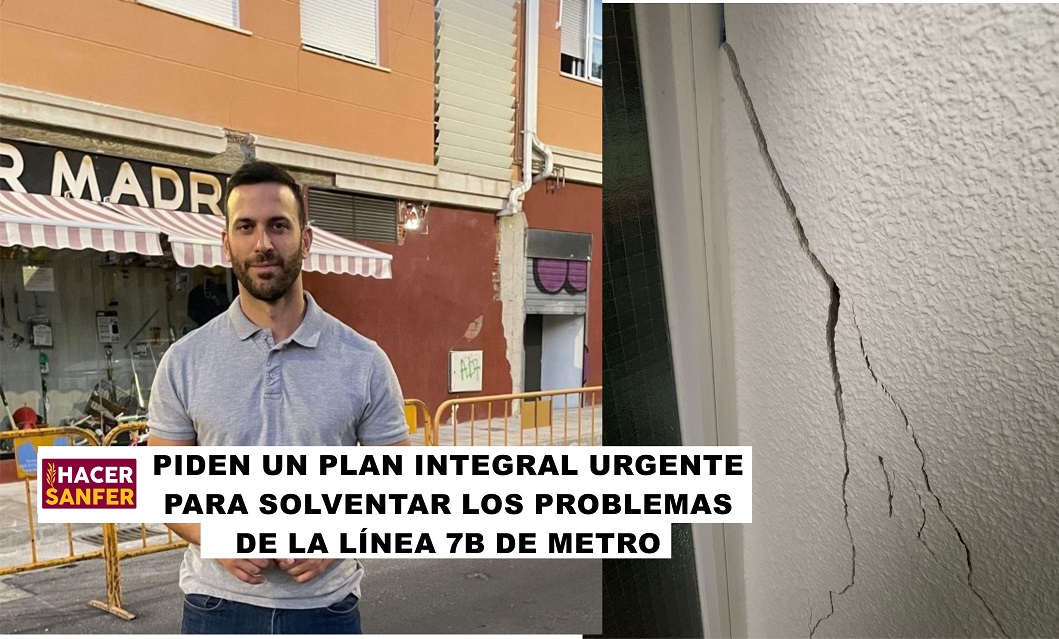 Hacer Nación-San Fernando de Henares, pide al gobierno Regional un plan Integral urgente para solventar los problemas derivados de la Línea 7B de Metro.