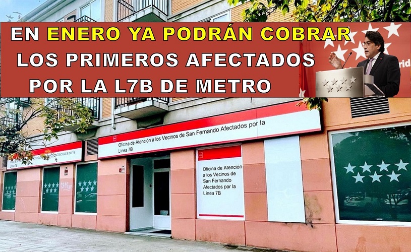El consejero, David Pérez, informa que en ENERO ya podrán cobrar las primeras indemnizaciones las familias afectadas por L7B de Metro que se han quedado sin casa.