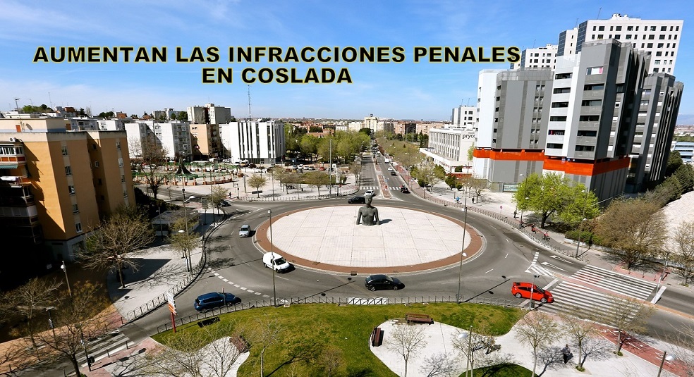 El total de infracciones penales en Coslada ha aumentado un 18,3%, según el Ministerio del Interior.
