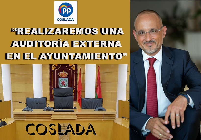 El PP realizará una AUDITORÍA EXTERNA si consigue la Alcaldía en Coslada.