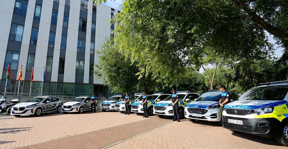 El Ayuntamiento de Coslada renueva la flota de Policía Local con vehículos híbridos y eléctricos