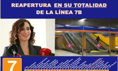 Reapertura Metro 22-11-2025