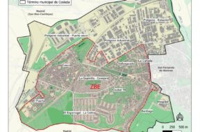 Delimitación de la Zona ZBE sw Coslada